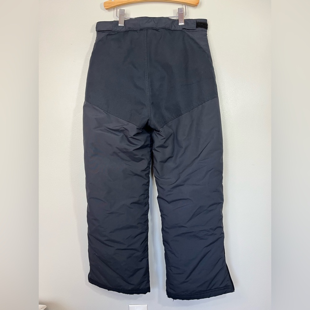 LL Bean Black Snow Buster Snow Pants Unisex Boys Girls Size 10 - Picture 7 of 15